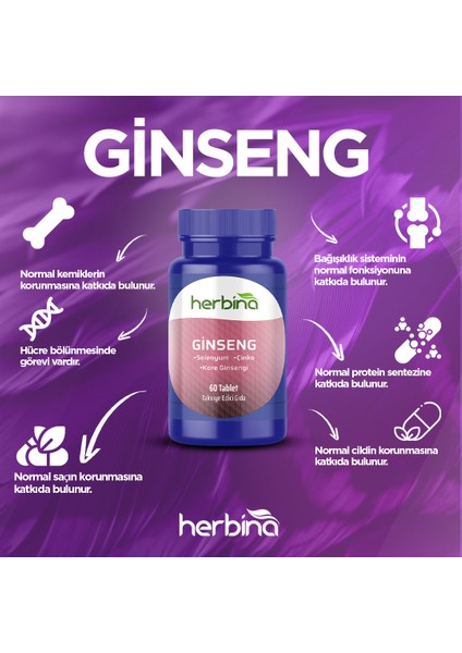Ginseng Selenyum Çinko 60 Tablet modelleri