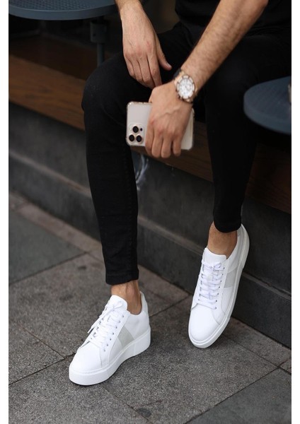 Serhat Özköroğlu-Beyaz Erkek Ayakkabı Beyaz modelleri