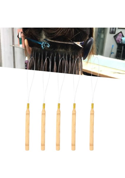 Adet Saç Uzantıları Döngü Iğne Ahşap Geçirici Tel Uzatma Için Çekme Kanca Aracı (Yurt Dışından) fiyatları