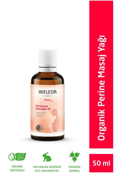 Organik Perine Masaj Yağı 50 ml