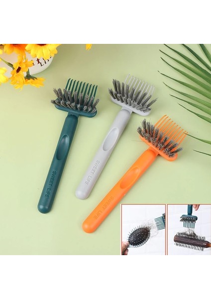 1 Adet Plastik Saplı Tarak Temizleyici Hassas Temizlik Çıkarılabilir Saç Fırçası Tarak Temizleyici (Yurt Dışından)