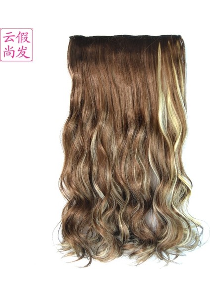 Avrupa ve Amerikan Tarzı Peruk Tek Parça Beş Haki Beyaz Dikişsiz Kıvırcık Saç Saç Uzatma Yüksek Sıcaklık Fiber Postiş Klip Dış Ticaret Tedarik (Yurt Dışından) indirimleri