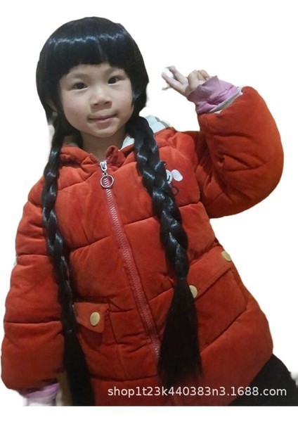 Adams Peruk Kızı Çarşamba Addams Siyah Orta Büküm Örgü Çarşamba Peruk (Yurt Dışından) fiyatları