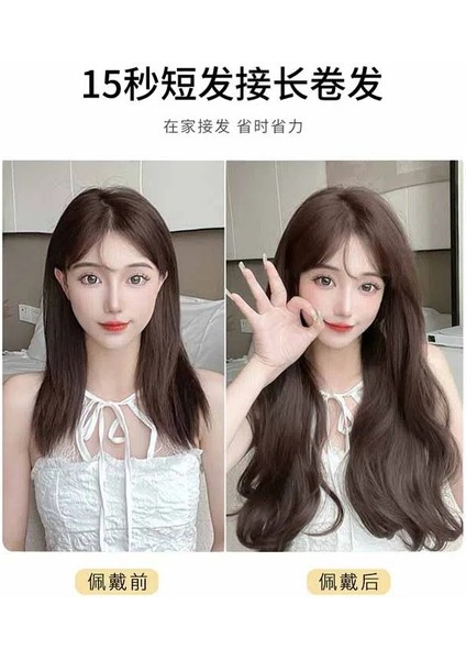 Kadın Üç Parçalı Mikro Rulo Peruk Görünmez Dikişsiz Doğal Simülasyon Orta Uzunlukta Dikişsiz Saç Uzatma Üç Parçalı Tam Kafa Yama (Yurt Dışından) fiyatları