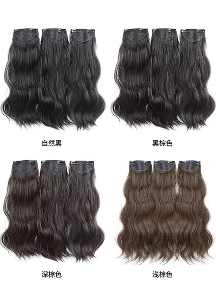 Saç Paketi Kabarık Kafa Su Dalgalanma Peruk Seti Kadın Iki Tarafı Ek Saç Ölçer Yükseklik Kafatası Üst Altlık Saç Kökü Görünmez Kıvırcık Saç Peruk (Yurt Dışından) modelleri