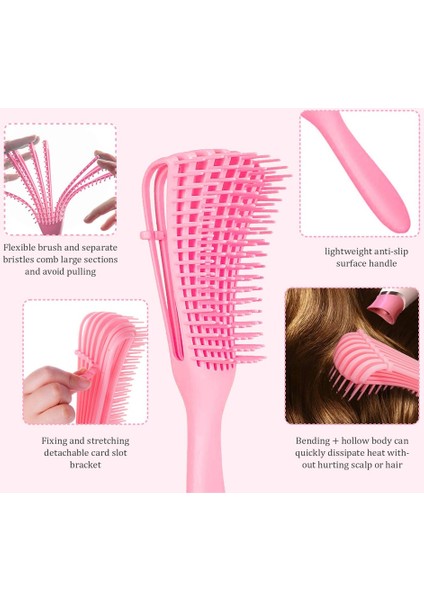 Dolaşık Açıcı Saç Fırçası Saç Derisi Masaj Saç Tarak Kadın Kıvırcık Saç Dolaşık Açıcı Saç Fırçası Profesyonel Salon Sağlık Şekillendirici Araçları (Yurt Dışından) fiyatları