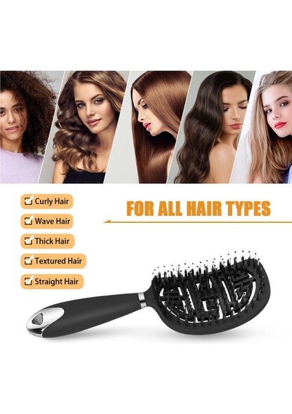 Dolaşık Açıcı Saç Fırçası Saç Derisi Masaj Saç Tarak Kadın Kıvırcık Saç Dolaşık Açıcı Saç Fırçası Profesyonel Salon Sağlık Şekillendirici Araçları (Yurt Dışından) fırsatları