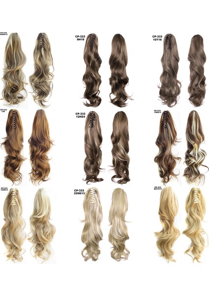 Gerçek Atış Uzun Katmanlı Pençe Klip At Kuyruğu Kıvırcık Saç Kaplan Klip Kadınlar Için At Kuyruğu Tekel Peruk (Yurt Dışından) fiyatları