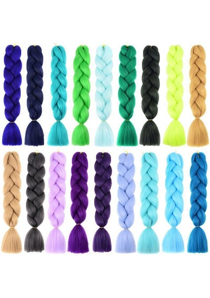 Dreadlocks Peruk Sıcak Satış Afrika Avrupa ve Amerikan Renkli Örgülü Saç Malzemesi Tek Renkli Büyük Örgü Nepal Büküm Bo Örgülü Küçük Örgü Yedek Ürünler (Yurt Dışından) fiyatları