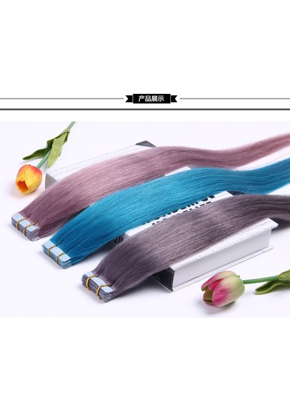 Dikişsiz Saç Uzatma Gerçek Saç Rengi Saç Parçası Kendinden Bağlantılı Peruk Kadın Ölçeklenebilir Görünmez Nano Boyalı Tek Parça Saç Uzatma (Yurt Dışından) fırsatları