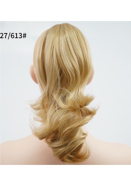 Peruk At Kuyruğu Yüksek Sıcaklık Fiber Kavrama Kısa Kıvırcık Saç Pençe Klipsi Kıvırcık At Kuyruğu (Yurt Dışından) fırsatları