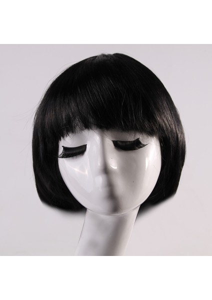 Cadılar Bayramı Renk Öğrenci WIGBOB0HEAD Parti Malzemeleri Giydirme Öğrenci Kafası Kısa Peruk Bobhaircut Sahne (Yurt Dışından) fiyatları