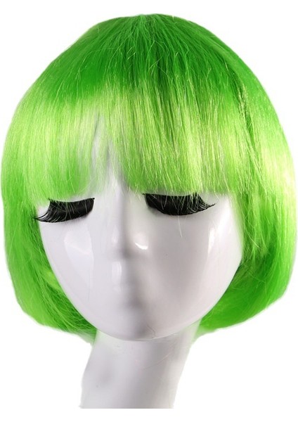 Cadılar Bayramı Renk Öğrenci WIGBOB0HEAD Parti Malzemeleri Giydirme Öğrenci Kafası Kısa Peruk Bobhaircut Sahne (Yurt Dışından) indirimleri