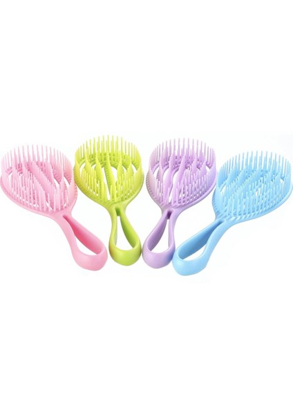 Saç Tarak Saç Derisine Masaj Saç Fırçası Islak Kıvırcık Saç Tarak Arapsaçı (Pembe) (Yurt Dışından) modelleri