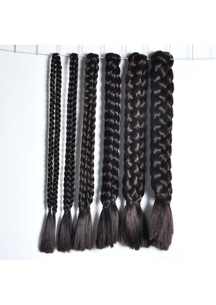 Peruk Örgü Antik Kostüm Küçük Örgü Çinli Gelin Xiuhe Modelleme Stüdyosu Çin Cumhuriyeti Sahne Performansı Çift Başlı Büküm Örgü (Yurt Dışından) modelleri