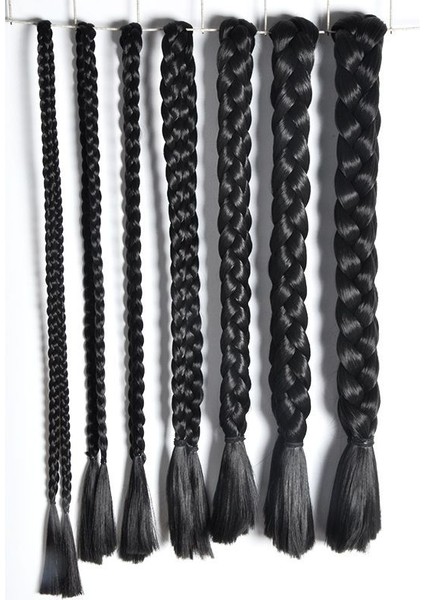 Peruk Örgü Antik Kostüm Küçük Örgü Çinli Gelin Xiuhe Modelleme Stüdyosu Çin Cumhuriyeti Sahne Performansı Çift Başlı Büküm Örgü (Yurt Dışından) fırsatları