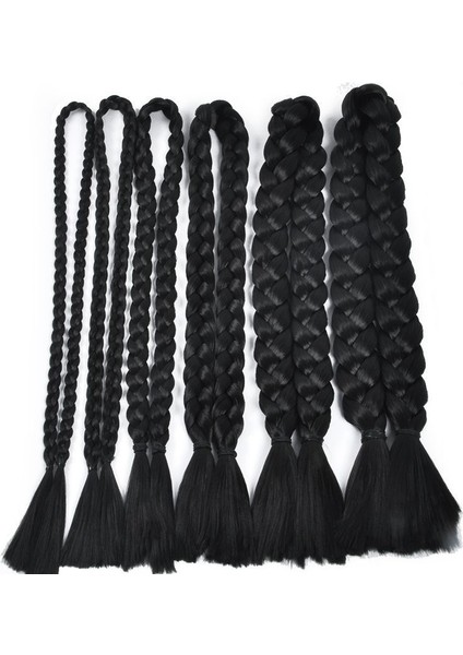 Peruk Örgü Antik Kostüm Küçük Örgü Çinli Gelin Xiuhe Modelleme Stüdyosu Çin Cumhuriyeti Sahne Performansı Çift Başlı Büküm Örgü (Yurt Dışından) indirimleri