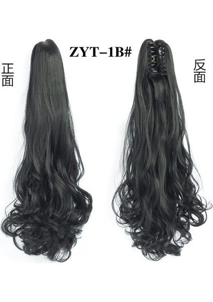 Peruk At Kuyruğu Kadın Uzun Saç Büyük Dalga Kavrama Uzun Kıvırcık Saç Yüksek At Kuyruğu Peruk Seti (Yurt Dışından) modelleri