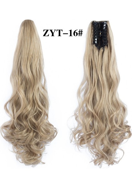 Peruk At Kuyruğu Kadın Uzun Saç Büyük Dalga Kavrama Uzun Kıvırcık Saç Yüksek At Kuyruğu Peruk Seti (Yurt Dışından) fırsatları