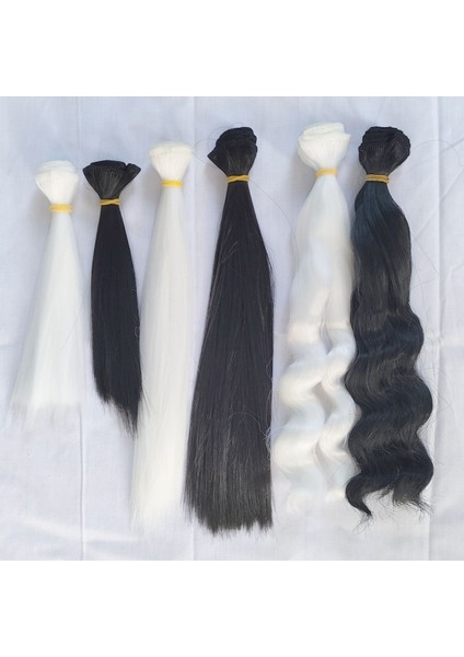 Ekstra Yumuşak Ipek Saç Paketi Taklit Süt Ipek Pamuk Bebek Saç Paketi Bjd Peruk Diy Yüksek Sıcaklık Fiber Gönderi Ev Yapımı Saç (Yurt Dışından)