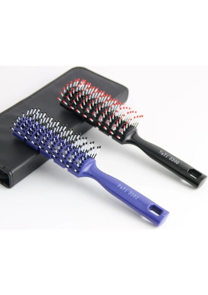 Masaj Saç Kıvırcık Tarak Hızlı Kuruyan Yuvarlak Kıllar Fırça Araçları Saç Derisi Rahatlatıcı Tarak Içi Boş Tasarım Saç Bakımı (Yurt Dışından)