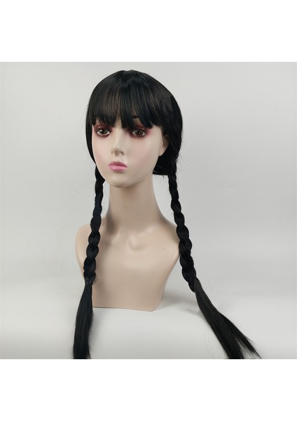 Addams Perukamerikan Tv Dizisi Adams Peruk Siyah Çift Perukcostam Baş Örtüsü Stokta (Yurt Dışından) fiyatları