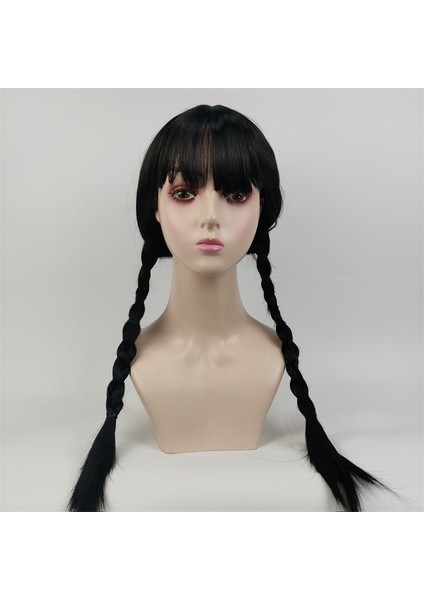 Addams Perukamerikan Tv Dizisi Adams Peruk Siyah Çift Perukcostam Baş Örtüsü Stokta (Yurt Dışından) fırsatları