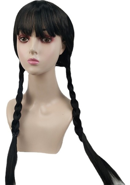 Addams Perukamerikan Tv Dizisi Adams Peruk Siyah Çift Perukcostam Baş Örtüsü Stokta (Yurt Dışından) indirimleri