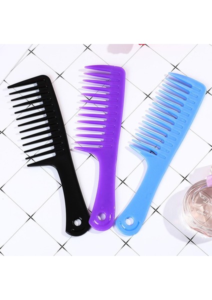 Grove Kuaför Tarak Isıya Dayanıklı Kadın Islak Kanca Kıvırcık Saç Fırçaları Pro Salon Boyama Şekillendirici Araçları Kaba Geniş Sivri Diş (Yurt Dışından)