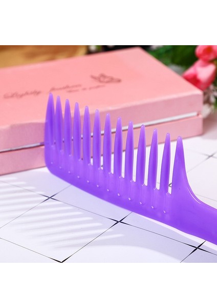 Grove Kuaför Tarak Isıya Dayanıklı Kadın Islak Kanca Kıvırcık Saç Fırçaları Pro Salon Boyama Şekillendirici Araçları Kaba Geniş Sivri Diş (Yurt Dışından) fırsatları