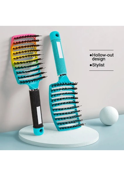 Kıl Naylon Saç Fırçası Kızlar Saç Derisi Masaj Tarak Kadınlar Için Islak Kıvırcık Detangle Saç Fırçası Salon Kuaförlük Şekillendirici Aracı (Yurt Dışından) modelleri