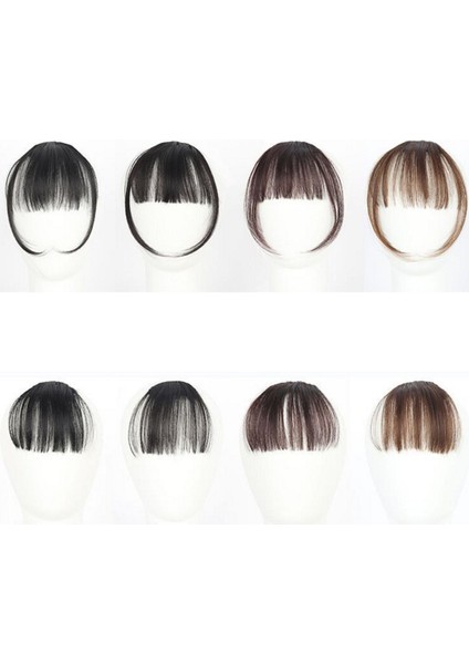 Kızlar Için Uzantıları Sahte Saçak Saçak Üzerinde Klipsli Hava Saçağı (Yurt Dışından) indirimleri