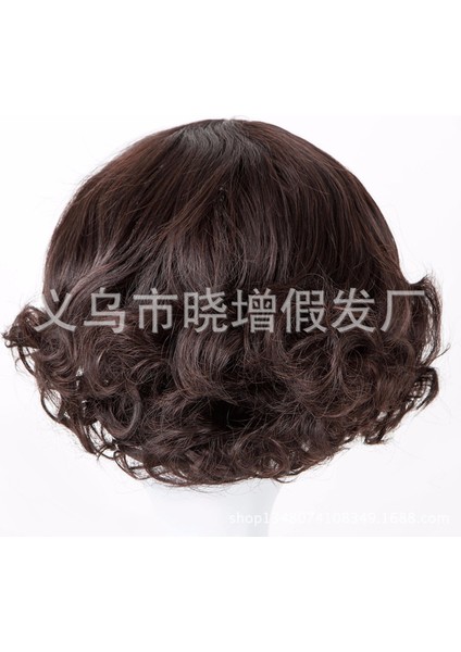 Siyah Çocuk Kimyasal Fiber Peruk Koyu Kahverengi Kısa Kıvırcık Çocuk Saçları Açık Kahverengi Bebek Fotoğraf Peruk (Yurt Dışından) indirimleri