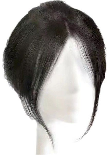 Peruk Kadın Kafa Saç Değiştirme Parçası Orta Uzunlukta Sekiz Kelimeli Patlama Beyaz Kabarık Saçları Kapsayan Hacim Artışı Güzellik Ejderha Sakal Patlama Peruk Parçası (Yurt Dışından) indirimleri