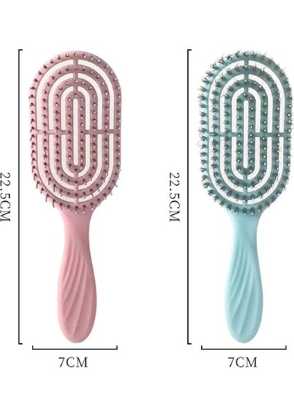 Eliptik Oyma Saç Derisi Masaj Tarak Saç Fırçası Islak Kıvırcık Detangle Saç Fırçası Salon Kuaförlük Şekillendirici Araçları (Yurt Dışından) indirimleri