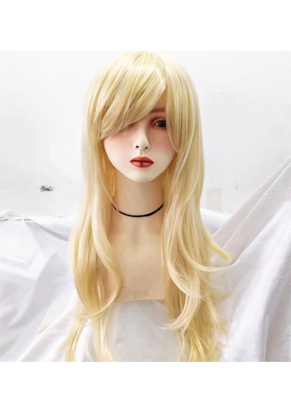 Film Barbie Barbie Çünkü Peruk Barbie Açık Altın Cosplay Peruk Mikro Kıvırcık Saç Uzun Saç Barbie (Yurt Dışından) fiyatları