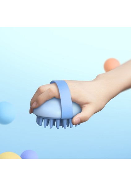 Kafa Vücut Saç Derisi Masaj Fırçası Şampuan Fırçası Saç Yıkama Tarak Duş Fırçası Banyo Spa Masaj Fırçası Saç Fırçası (Yurt Dışından)