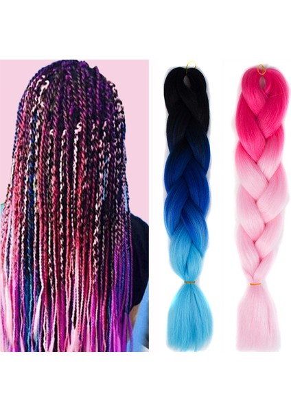 Dreadlocks At Kuyruğu Etnik Stil Örgü Hamur-Büküm Tarzı Bezler Degrade Kimyasal Elyaf Afrika Örgü Peruk At Kuyruğu (Yurt Dışından) fiyatları