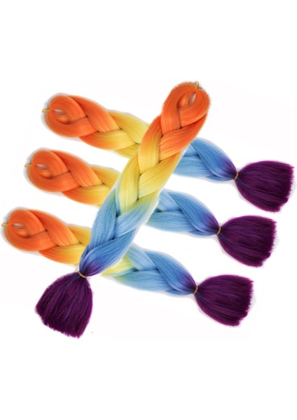 Dreadlocks At Kuyruğu Etnik Stil Örgü Hamur-Büküm Tarzı Bezler Degrade Kimyasal Elyaf Afrika Örgü Peruk At Kuyruğu (Yurt Dışından) fırsatları