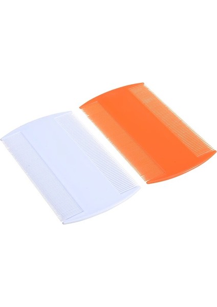 Mayitr 2 Adet Pire Tarağı Plastik Çift Taraflı Ince Diş Baş Biti Nit Saç Tarak Saç Şekillendirici Araçları Çocuklar Için Uygun Pet (Yurt Dışından)