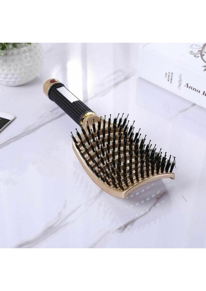 Kadın Islak Kıvırcık Tarak Kıl Naylon Saç Fırçası Saç Derisi Masaj Tarak Detangle Saç Fırçası Salon Kuaförlük Profesyonel Aracı (Yurt Dışından) indirimleri
