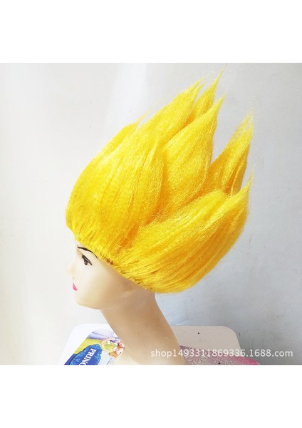 Dragon Ball Maymun Kral Cosplay Çocuk Performansı Dış Ticaret Peruk Japon Anime Çünkü Lotus Kafa Çocuk Peruk (Yurt Dışından) modelleri