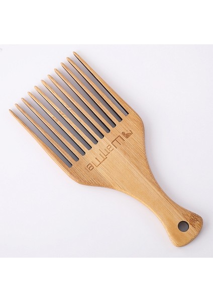Adet Ahşap Geniş Diş Fırçası Seçim Tarak Çatal Saç Fırçası Ekleme Saç Toplama Tarak Dişli Tarak Kıvırcık Afro Saç Şekillendirici Araçları (Yurt Dışından)