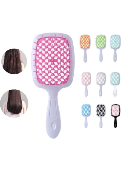 Adet Geniş Diş Hava Yastığı Tarak Kadın Kafa Derisi Masajı Saç Fırçası Kıvırcık Saç Oymak Janeke Tarak Kuaförlük Aracı (Yurt Dışından)