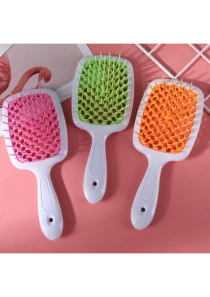 Adet Geniş Diş Hava Yastığı Tarak Kadın Kafa Derisi Masajı Saç Fırçası Kıvırcık Saç Oymak Janeke Tarak Kuaförlük Aracı (Yurt Dışından) fırsatları