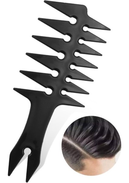 Adet Erkekler Yağ Kafa Tarak Kuaför Saç Kesimi Geniş Diş Çatal Tarak Büyük Diş Dolaşık Açıcı Kıvırcık Tarak Berber Kuaförlük Stylingtool (Yurt Dışından) modelleri