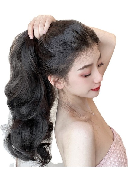 Peruk Seti Kadın Büyük Dalga Kıvırcık Saç Tek Parça Doğal ve Kabarık Ekstra Saç Peruk Uzun Saç Dikişsiz Saç Uzatma U-Şekilli (Yurt Dışından) indirimleri