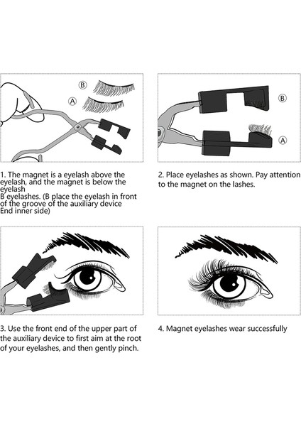 1 Takım Manyetik Kirpik Klipleri Seti 3D Vizon Kirpik Uzatma Tutkal Gerekmez Kolay Uygulama Eyelas El Yapımı Yeniden Kullanılabilir Las (Yurt Dışından) indirimleri