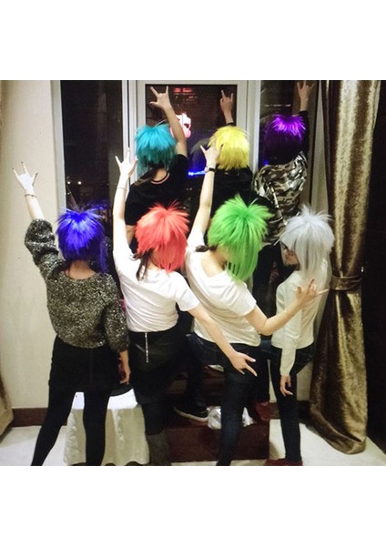 Cenaze Aşkı Aile Peruk Yaygın Olmayan Öldürücü Mat Peruk Erkek Afro Kadın Uzun Düz Saç Saç Golf Sopası Kılıfı (Yurt Dışından)