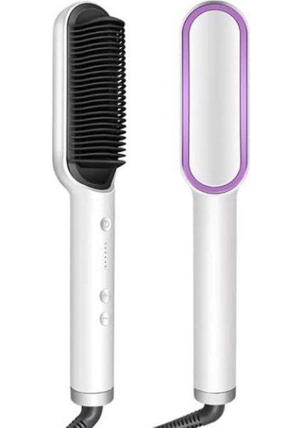 FH909 Elektrikli Saç Düzleştirici Tarak 2'si 1 Arada Saç Düz ve Kıvırcık Şekillendirici (Yurt Dışından) modelleri